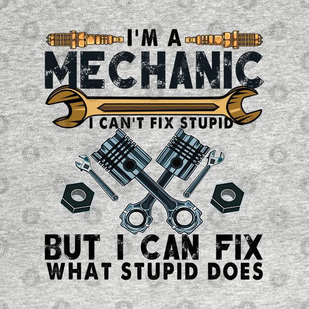 Funny Mechanic For Men Dad Car Auto Diesel Automobile Garage by The Design Catalyst